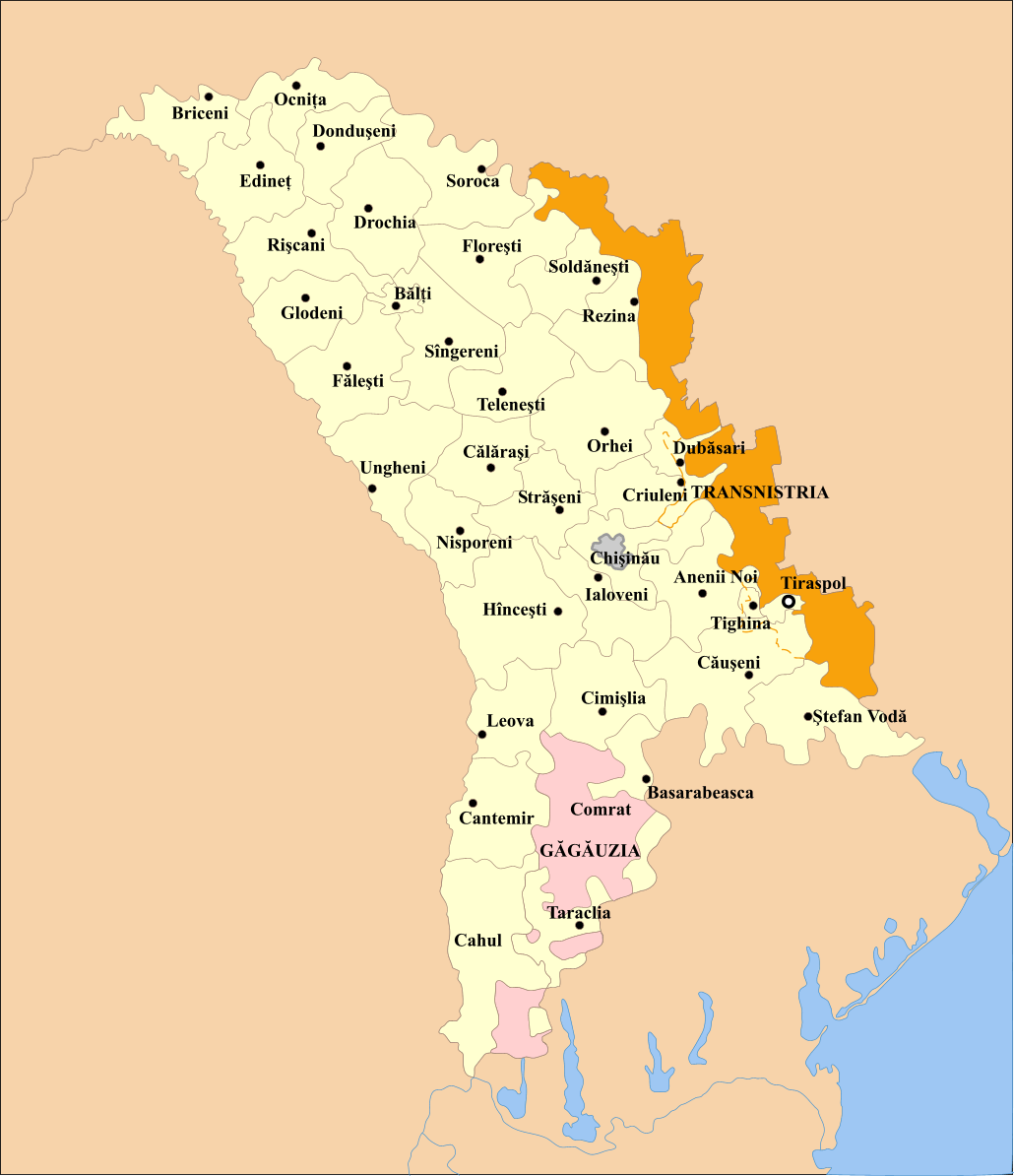 transnistrie carte moldavie ukranine